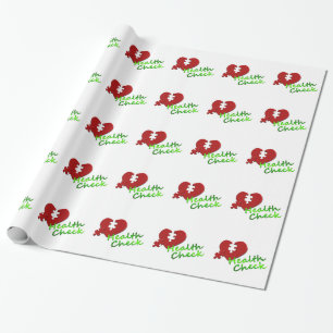 Papier Cadeau Médecin Infirmière Médicale Bureau Amour de la pai
