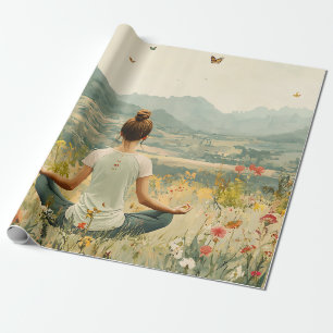 Papier Cadeau Méditation sereine au lever du soleil (6)