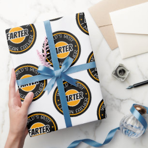 Papier Cadeau Meilleur Farter du monde Je veux dire père