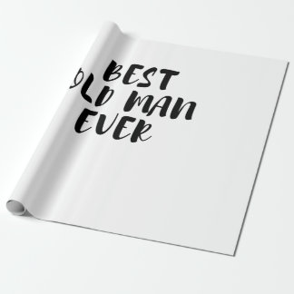 Papier Cadeau Meilleur vieil homme