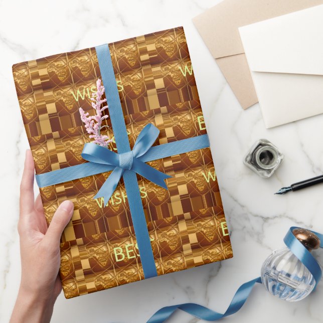 Papier Cadeau Meilleurs voeux de Lovely Africa Culture africaine (Cadeaux)