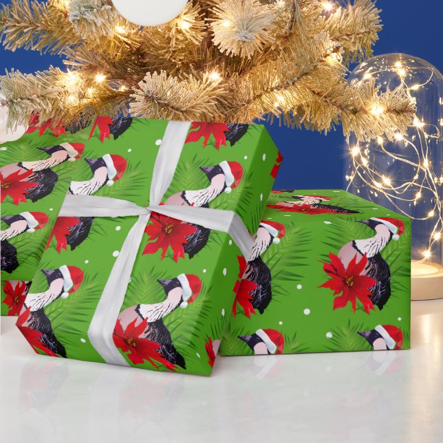 Papier Cadeau Mele Kalikimaka Nene Goose Hawaiian Christmas Bird (Vacances)