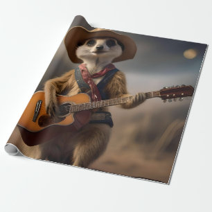 Papier Cadeau Mélodies de la Savanna A Meerkat Guitar Serenade,