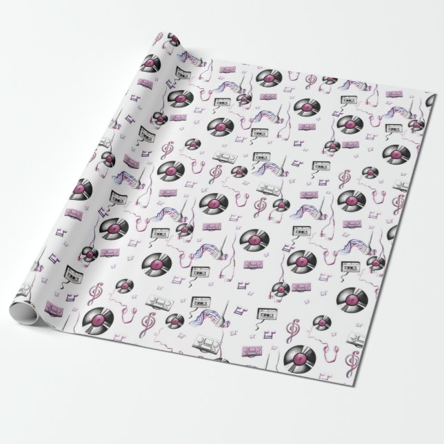 Papier Cadeau Mélomane de battements (Déroulé)