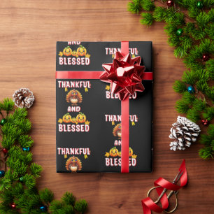 Papier Cadeau Merci béni 23 US Maple Novembre Thanksgiving