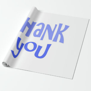 Papier Cadeau merci l'art texte