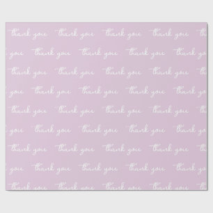 PAPIER CADEAU  MERCI STYLÉ SIMPLE MODERNE PERSONNALISÉ 