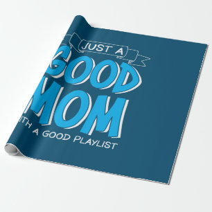 Papier Cadeau Mère Art Juste Une Bonne Maman