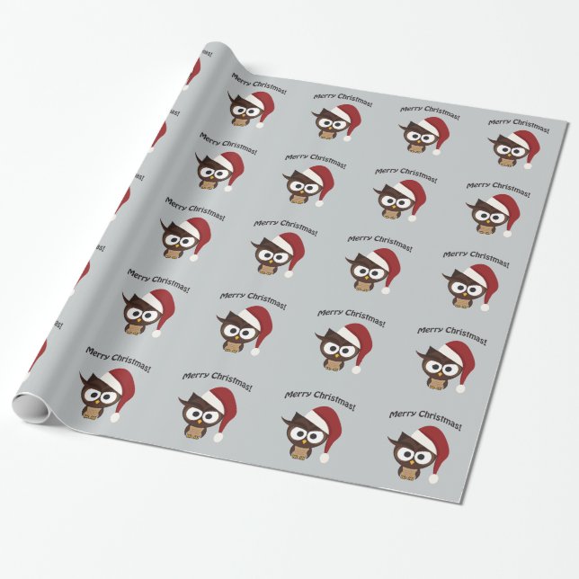 Papier Cadeau Merry Christmas (Déroulé)