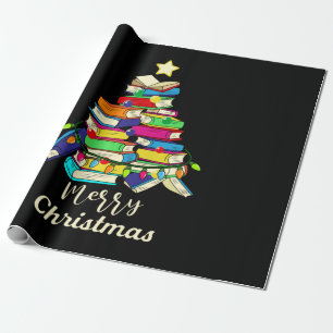 Papier Cadeau Merry Xmas Book