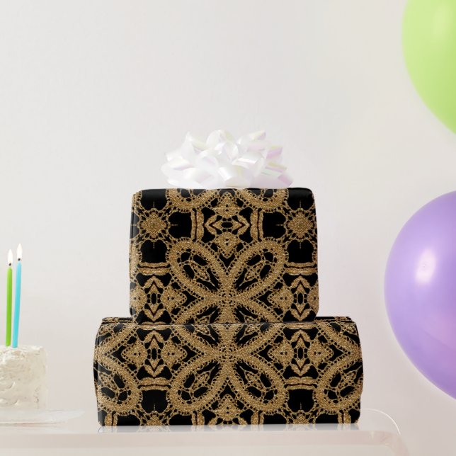 Papier Cadeau Mertlock Old Fashion Black Beauté (Cadeaux de fête)