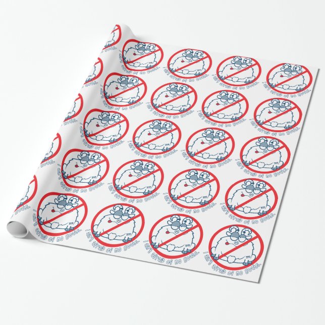 Papier Cadeau met bas la chemise de chèvre de Chicago (Déroulé)
