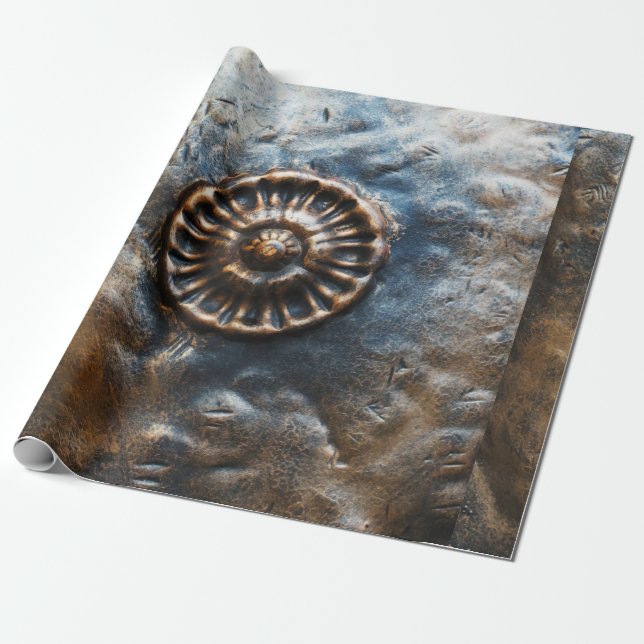 Papier Cadeau Métal médiéval (Déroulé)