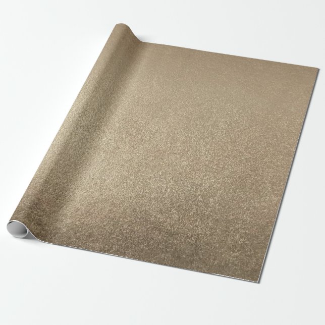 Papier Cadeau métal or classique élégant (Déroulé)