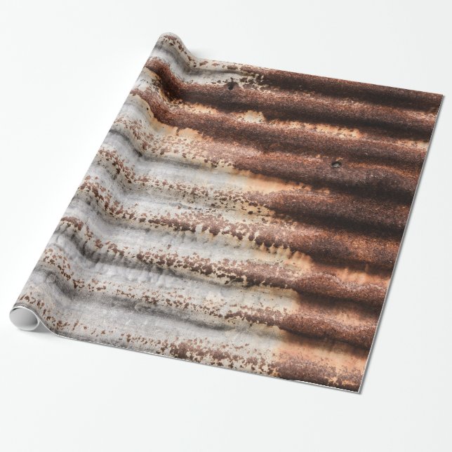 Papier Cadeau Metal Vintage (Déroulé)