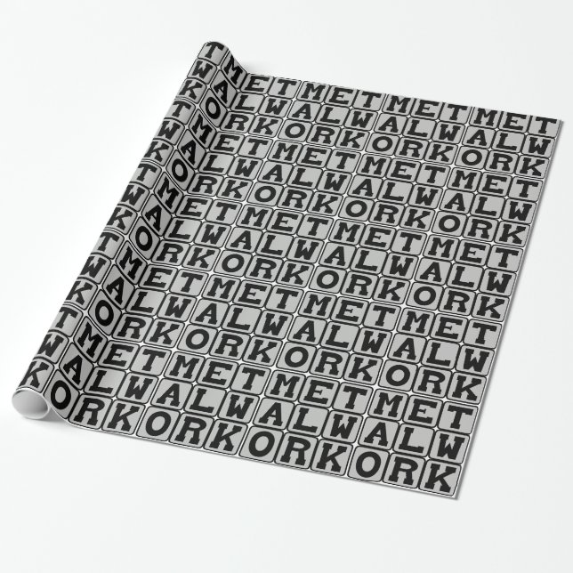 Papier Cadeau Métallurgie, travail du métal (Déroulé)