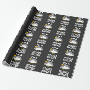 Papier Cadeau Météorologue Météorologie météorologique Météorolo