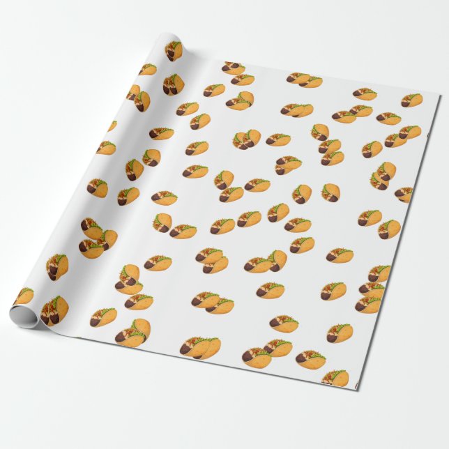 Papier Cadeau Mexique Fun Taco mardi (Déroulé)