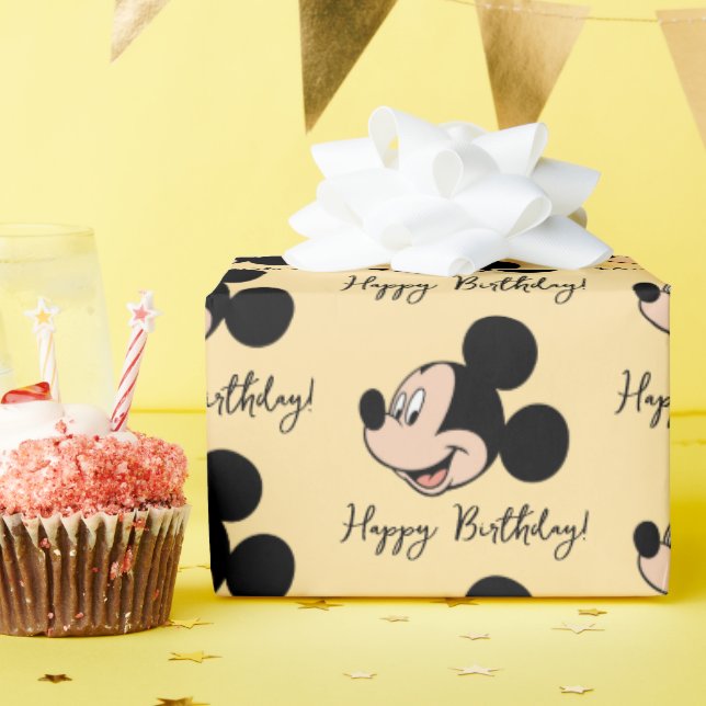 Papier Cadeau Mickey Mouse Smile (Fête d'anniversaire)