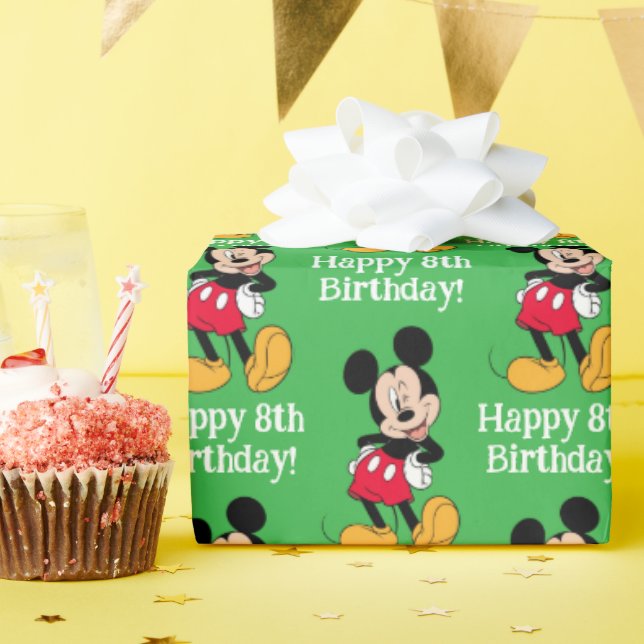 Papier Cadeau Mickey Mouse Wink (Fête d'anniversaire)