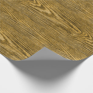 Papier Cadeau Miel en bois patiné de texture