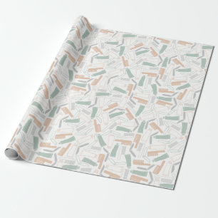 Papier Cadeau mignon couteaux de chef motif