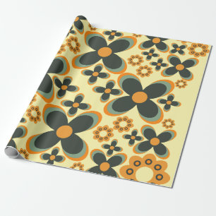 Papier Cadeau mignon motif pétale de fleur 9