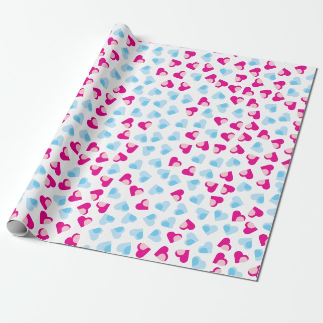 Papier Cadeau Mignonne Amour Entendu (Déroulé)