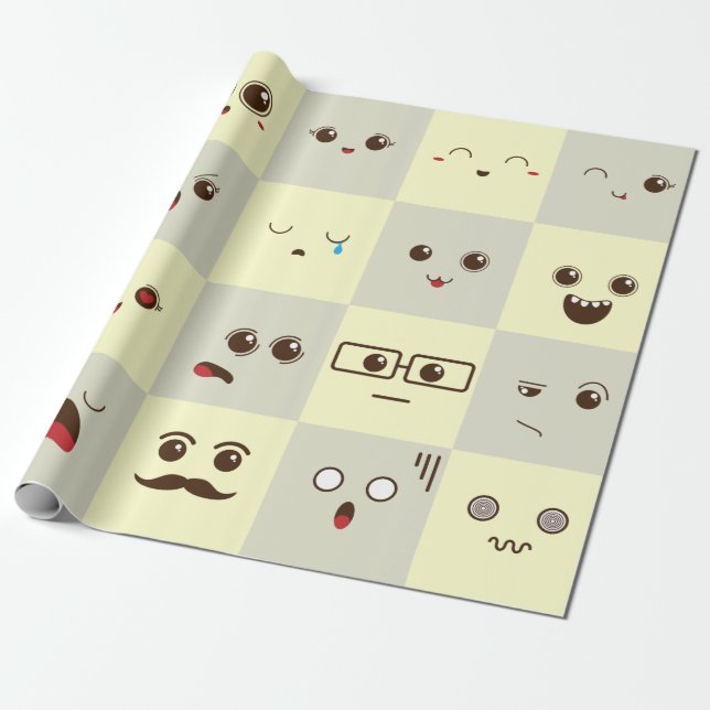 Papier Cadeau Mignonne face (Déroulé)
