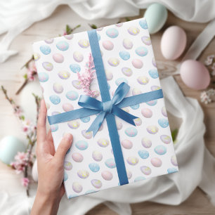 Papier Cadeau Mignonne lapin de Pâques 01