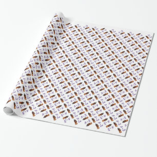 Papier Cadeau Miniature Pinscher Trick