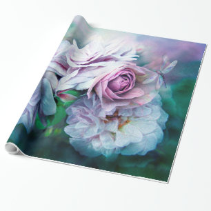 Papier Cadeau Miracle d'un rose - enveloppe de cadeau d'art de