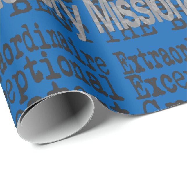 Papier Cadeau Missionnaire Extraordinaire (Coin rond)