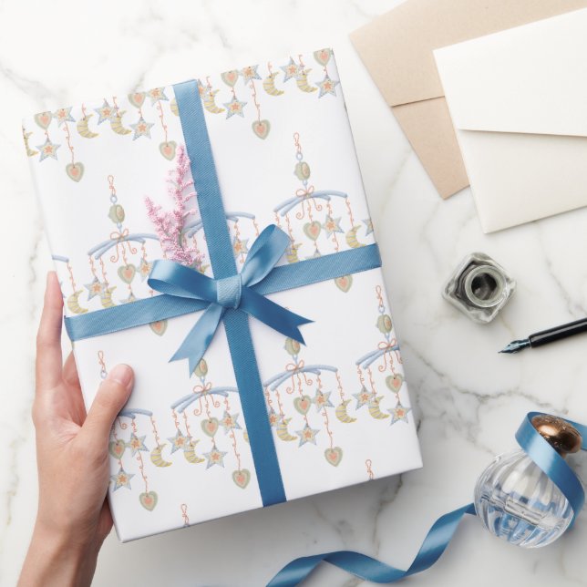 Papier Cadeau Mobile bébé doux (Cadeaux)