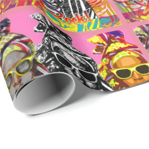 Papier Cadeau Mode d'Africain d'amusement