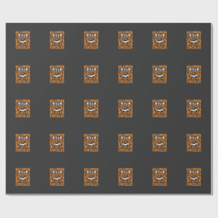 Papier Cadeau Mode de vie Halloween Chauve-souris Citrouille Épo