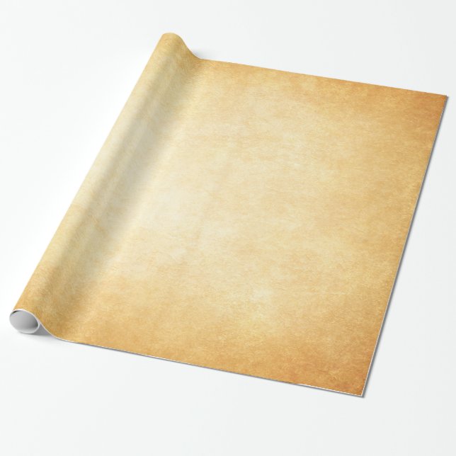 Papier Cadeau Modèle âgé par cru de papier parcheminé (Déroulé)