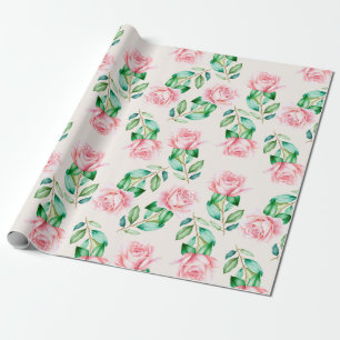 Papier Cadeau Modèle floral
