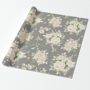Papier Cadeau Modèle floral