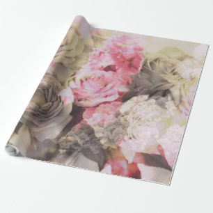 Papier Cadeau Modèle floral