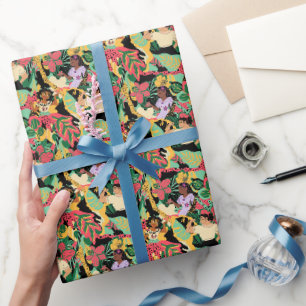 Papier Cadeau Modèle floral coloré Encanto