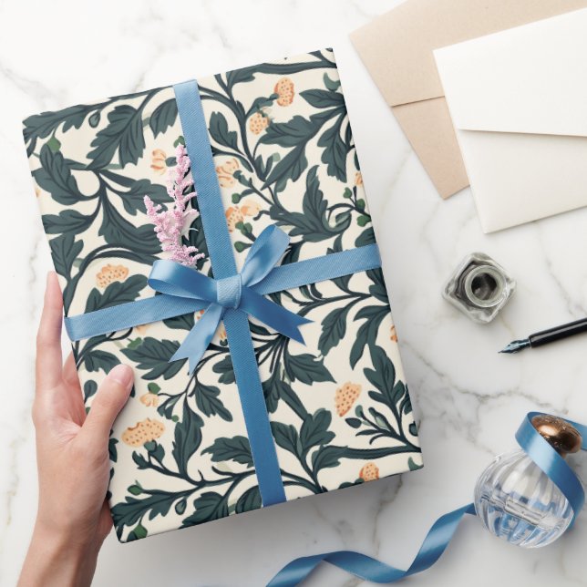Papier Cadeau Modèle Floral William Morris (Cadeaux)
