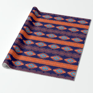 Papier Cadeau Modèle tribal ethnique du sud-ouest