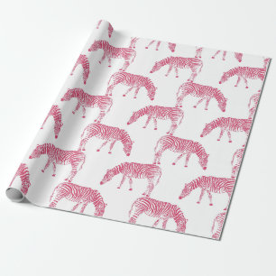 Papier Cadeau Modèle Zebra