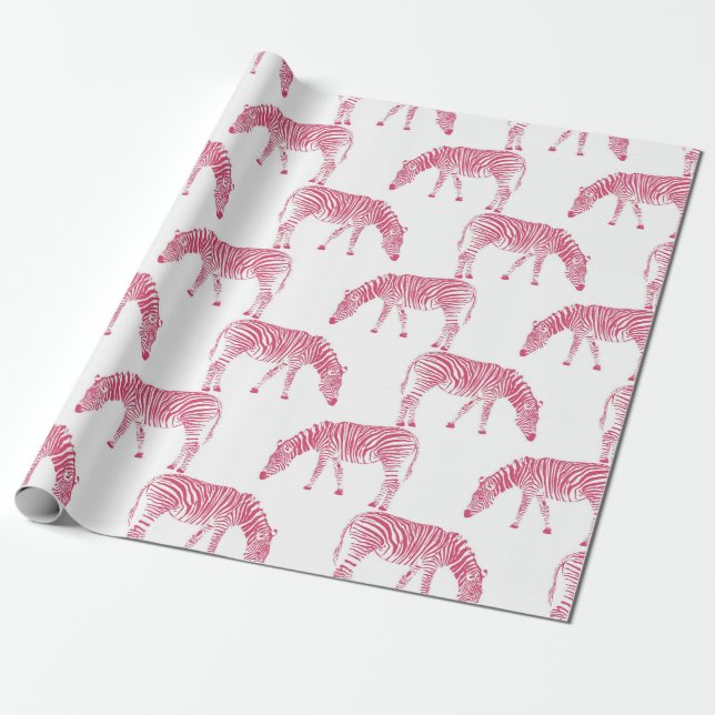 Papier Cadeau Modèle Zebra (Déroulé)