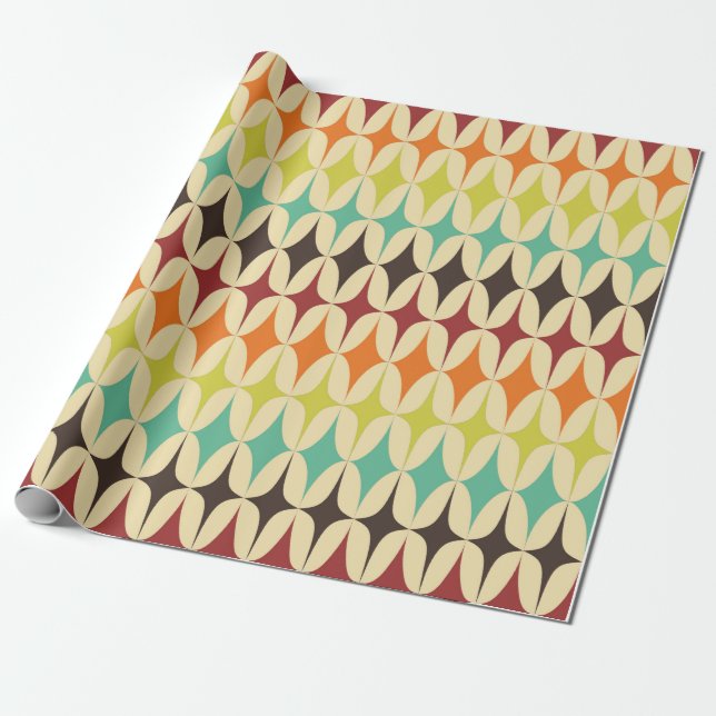 Papier Cadeau Moderne du milieu du siècle  (Déroulé)