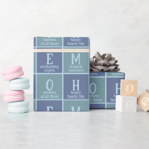 Papier Cadeau Moderne Inspirationnel Tout-Occasion Personnalisé