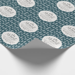 Papier Cadeau moderne minimaliste rustique multi photo