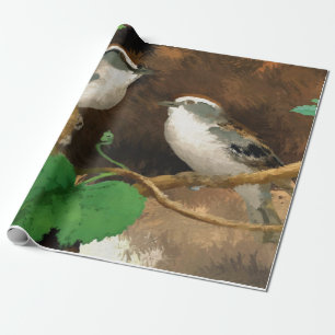 Papier Cadeau Moineaux
