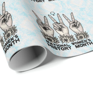 Papier Cadeau Mois national de l'histoire des femmes Féministes